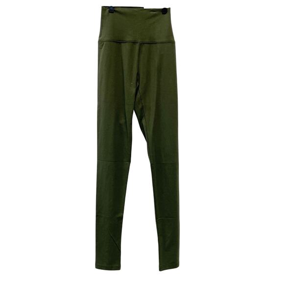 Offline By Aerie Hold Up Real Me Xtra Collant Sans Pieds Olive Dizzy XS Long - Picture 2 of 7